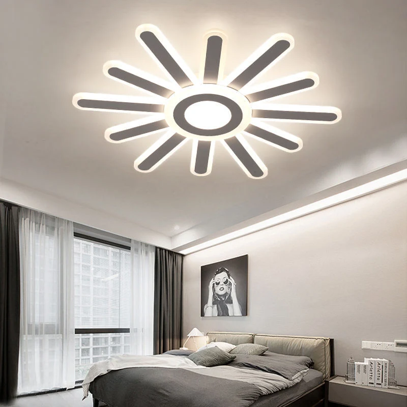 Moderne, zonverzonken plafondlamp van acryl LED-plafondlamp wit voor studeerkamergang Clearhalo