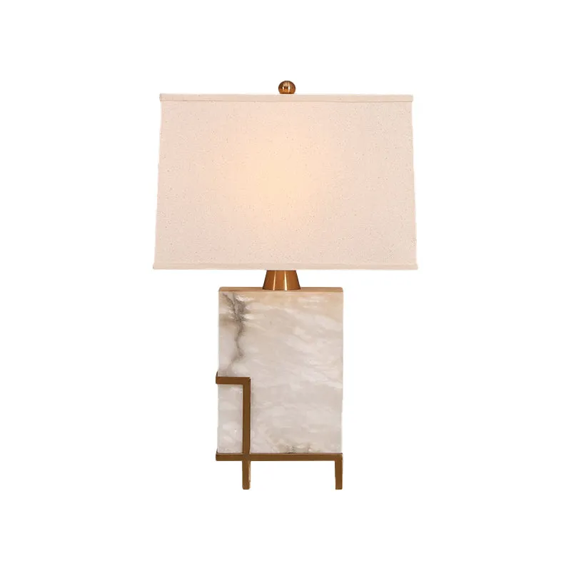 Modernisme 1-lamps taakverlichting Wit taps toelopend leesboeklicht met stoffen kap Clearhalo