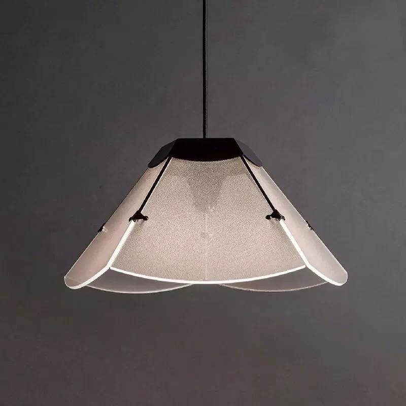 Modernisme Geschulpte Hanglamp Wit Glas 1 Licht Woonkamer LED Plafondhanger Clearhalo