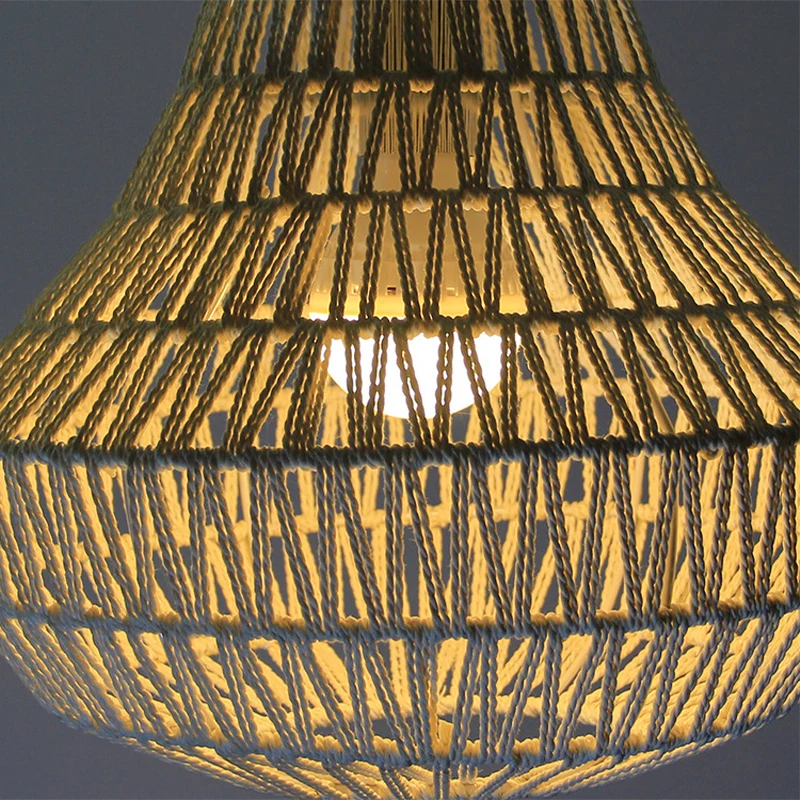Modernisme peervormige hanglamp papier 1 lamp hanglamp beige Clearhalo