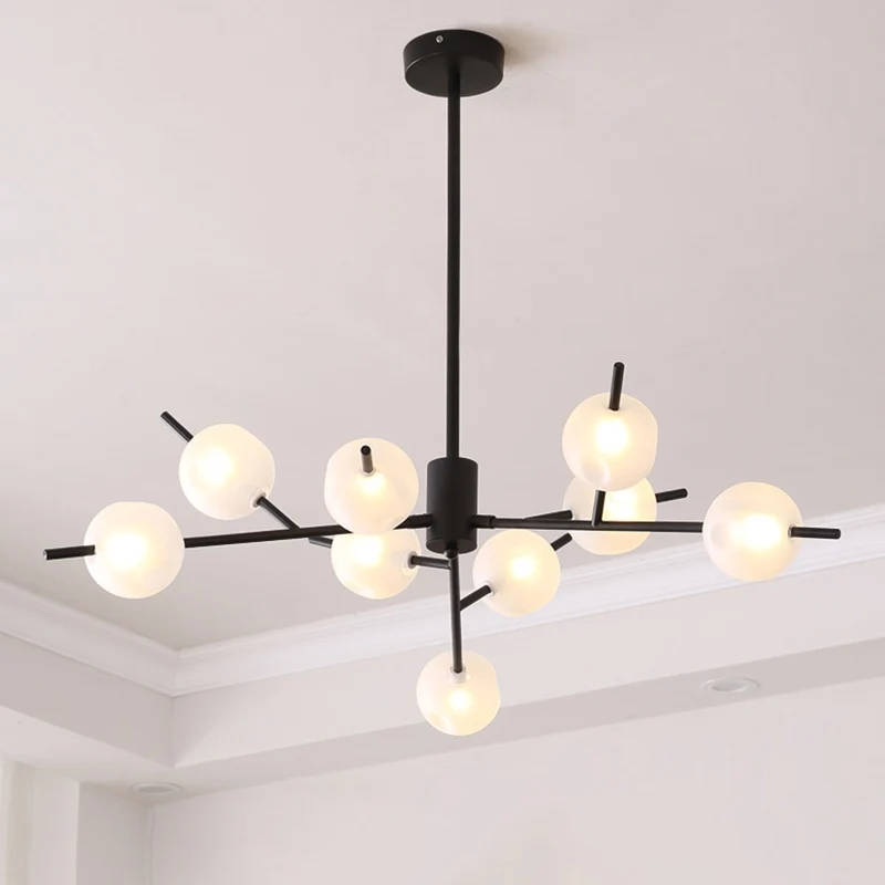 Modos plafond hanglamp moderne opaal matglazen woonkamer kroonluchter licht Clearhalo