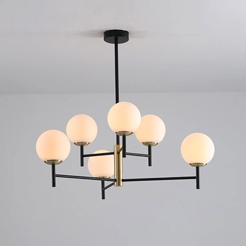 Multi Layer Radiale Plafondkroonluchter Modern Blauw/Amber/Rook Grijs Glas 6/8 Lichten Woonkamer Hanglamp Clearhalo