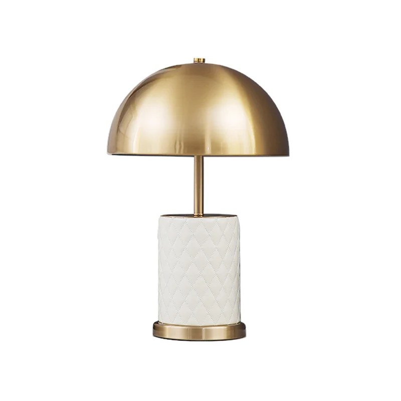 Nachtkastje met metalen kom, verlichting, postmodern, 1 kop, messing nachtkastje voor slaapkamer Clearhalo