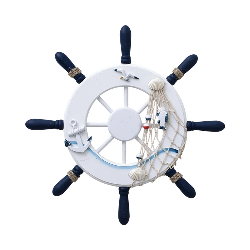 Nautische stijl slanke wandkandelaar roer acryl LED-wandlamp voor babykamer Clearhalo