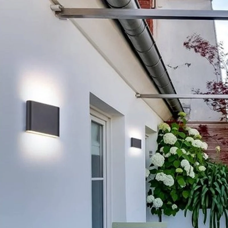 Op- en neerwaartse verlichting Wandmontage Lichtarmatuur Eenvoud Waterdicht Schanslicht voor woonkamer Clearhalo