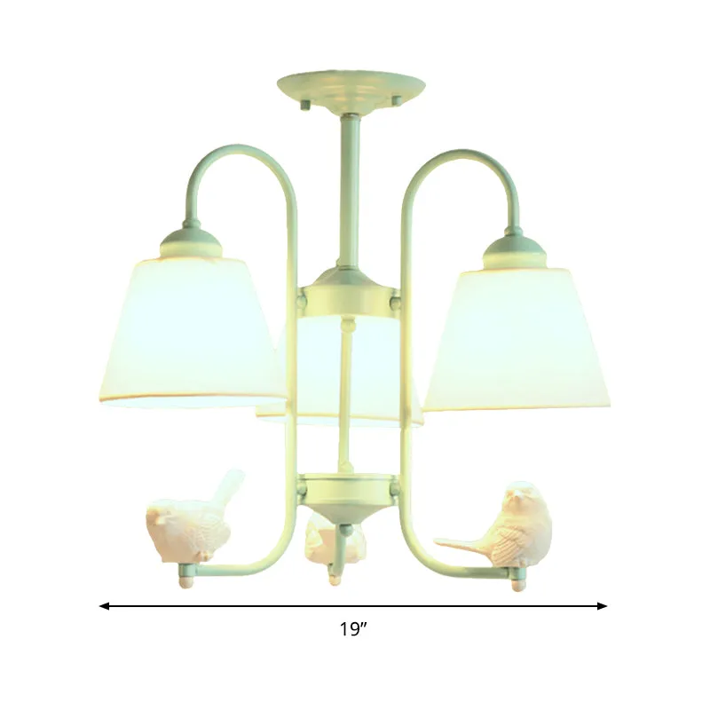 Nordic stijlvolle emmer hanglamp met levendige duif metalen kroonluchter groen voor restaurant Clearhalo