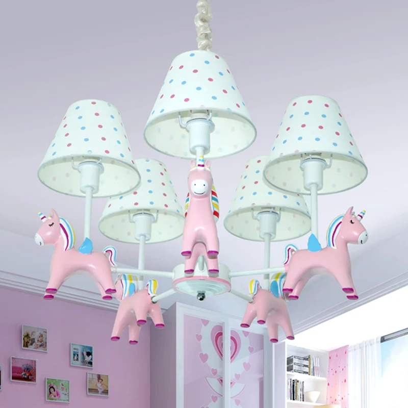 Nordic taps toelopende schaduw hangende lampen stoffen hanglamp voor woonkamer Clearhalo