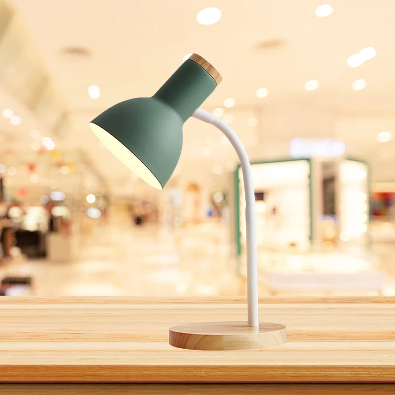 Oogverzorgende metalen bureaulamp One Light Scandinavische stijl studielamp voor kinderslaapkamer Clearhalo