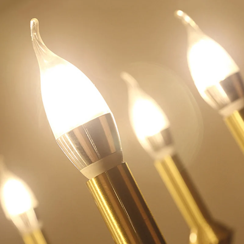 Open lamp ophangverlichting Traditioneel metaal 6/8 lichts Gouden afwerking Kroonluchter hanglamp met helder kristaldeco C...