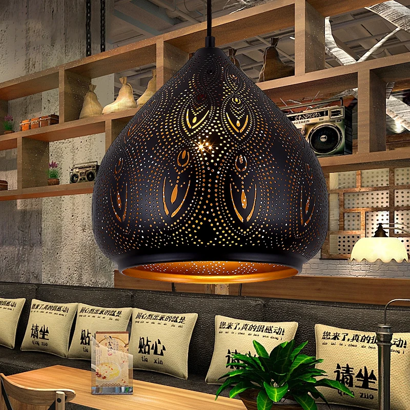 Peer eetkamer hanglamp Tradition metaal 1 lamp zwart hangend verlichtingsarmatuur Clearhalo