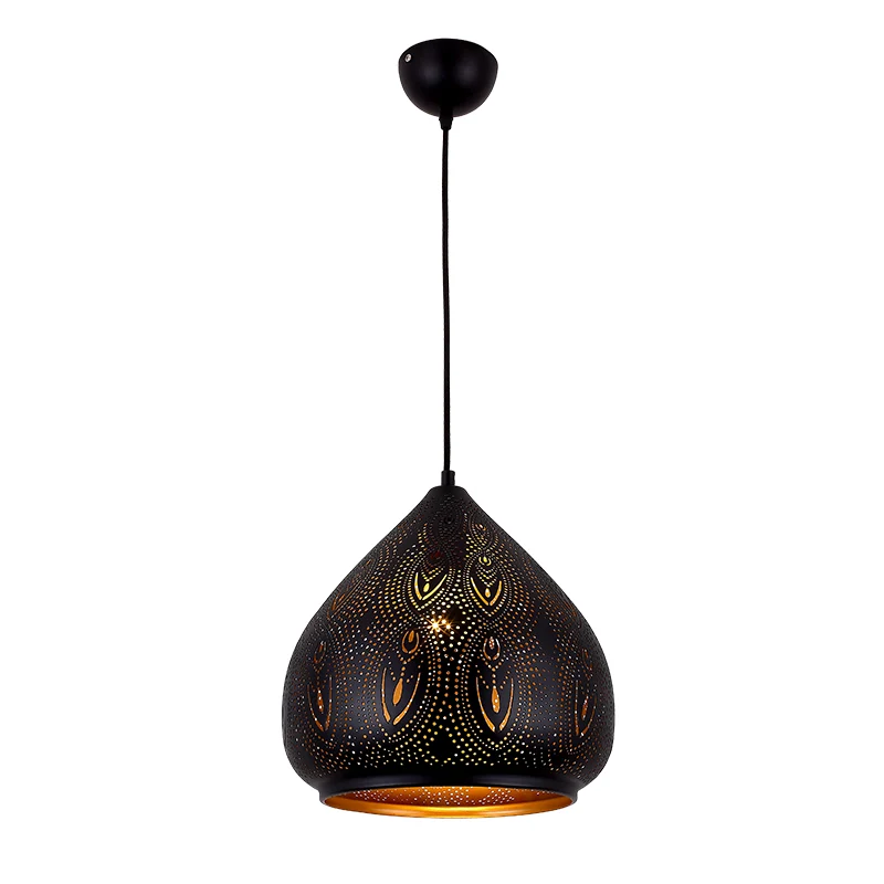 Peer eetkamer hanglamp Tradition metaal 1 lamp zwart hangend verlichtingsarmatuur Clearhalo