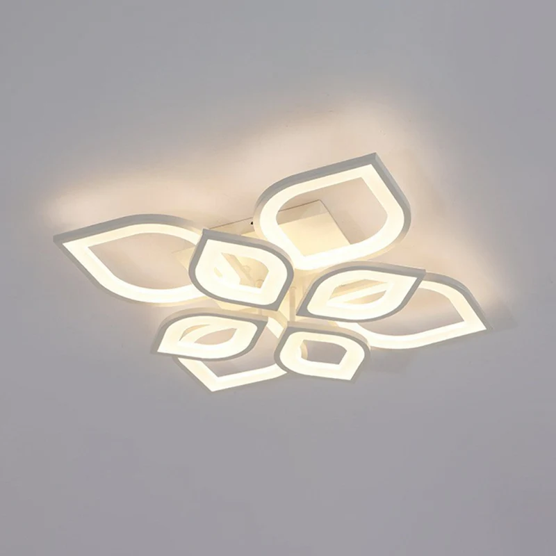 Petal Woonkamer LED Semi-inbouwlicht Acryl Eenvoud Plafondinbouw wit Clearhalo