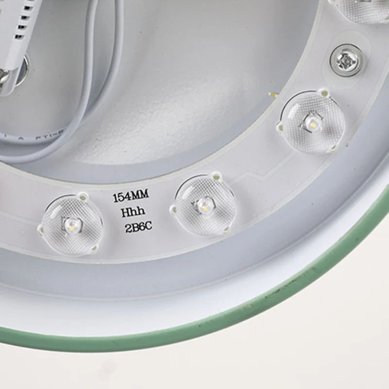 Plafondlamp met metalen trommel, minimalistisch, 1-lichts hanglampset groen voor eetkamer Clearhalo
