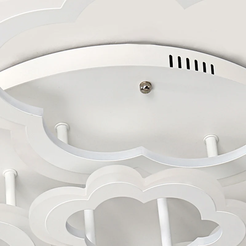Plafondlamp met wolkenthema voor kinderkamer, acryl Scandinavisch wit, inbouwplafondlamp Clearhalo