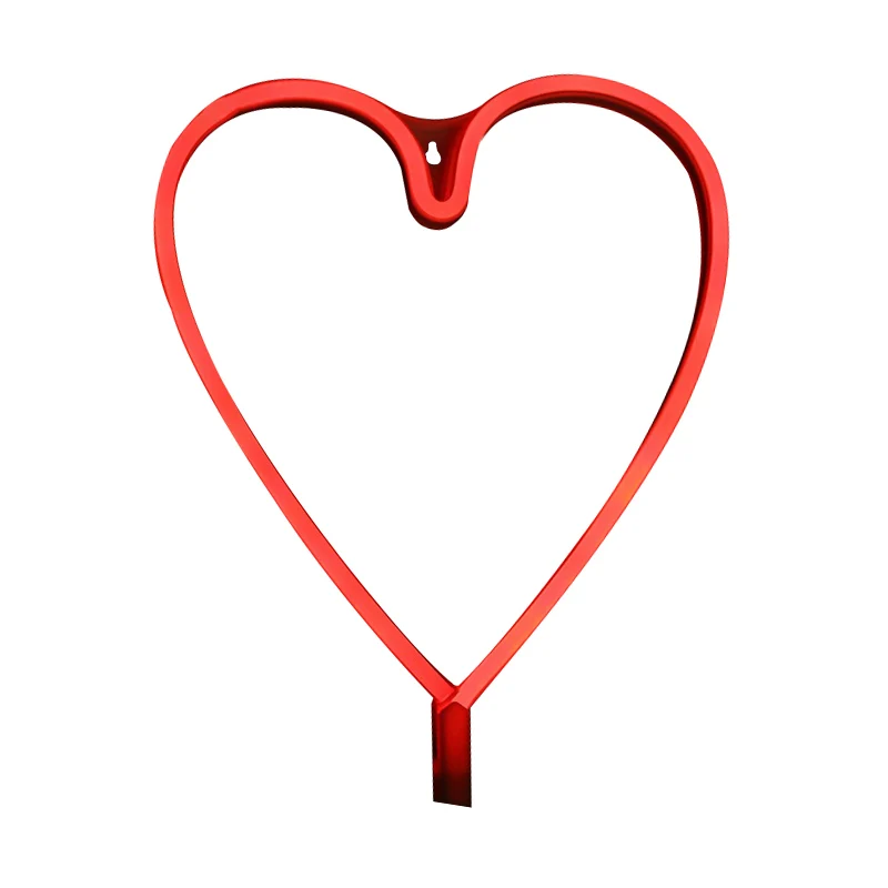 Plastic Liefdevol Hart Muur Nachtlampje Kinderstijl Plug- LED Wit Nachtkastje Lamp Clearhalo