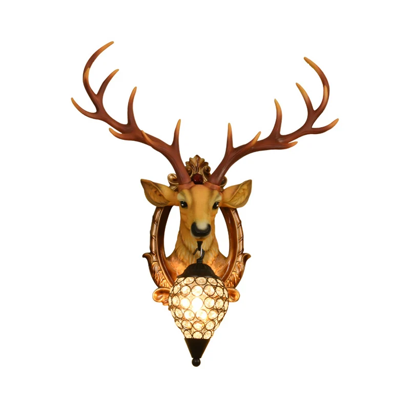 Regendruppel-sconce met één lamp, gerasterd, wit/geel kristal, wandgemonteerde lamp met harshert, 19,5"/24,5" breed Clearhalo