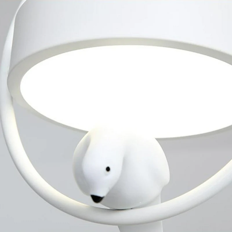 Ring Eetkamer Multi Plafondlamp Metaal 3 Lampen Simplicity Hanglamp met Vogeldecor Grijsgroen Clearhalo