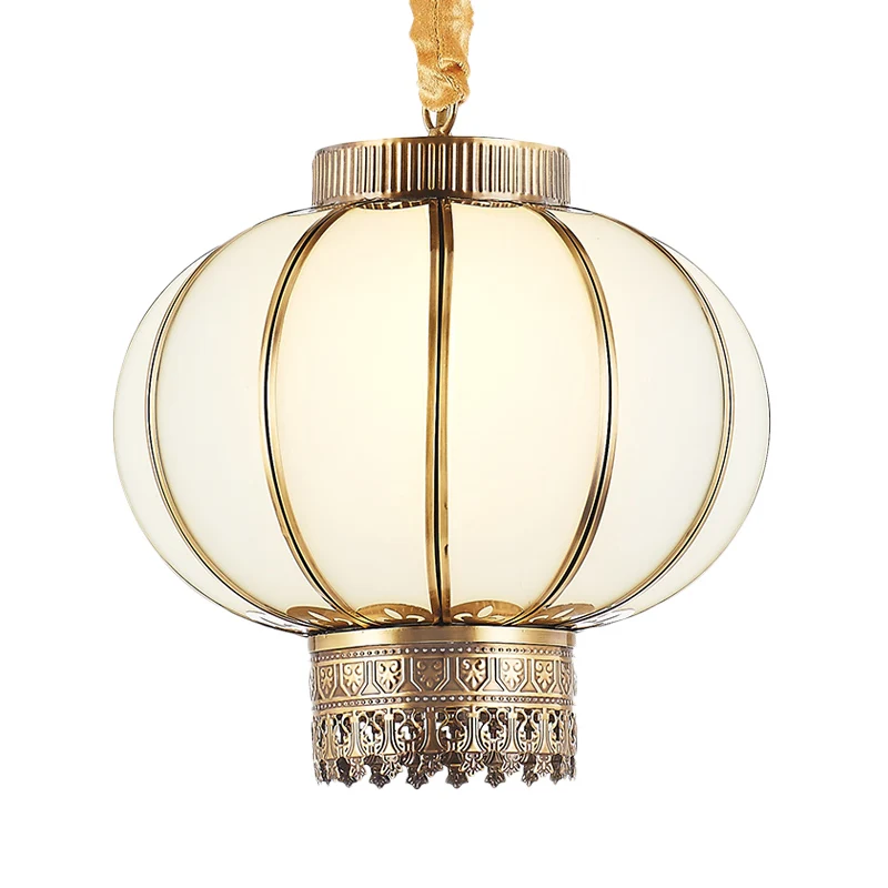 Rood/Wit Glazen Hanglamp Armatuur Kerosine 10 "/14"/16 "Breed 1 Licht Traditionele Stijl Hanglamp Kit Clearhalo