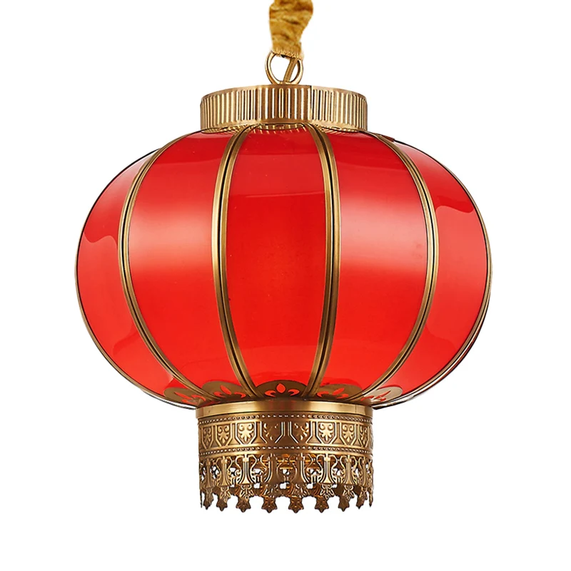 Rood/Wit Glazen Hanglamp Armatuur Kerosine 10 "/14"/16 "Breed 1 Licht Traditionele Stijl Hanglamp Kit Clearhalo