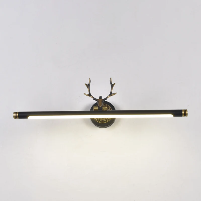 Rustieke gewei wandlamp metaal draaibaar LED-buisijdelheidslichtarmatuur voor badkamer Clearhalo
