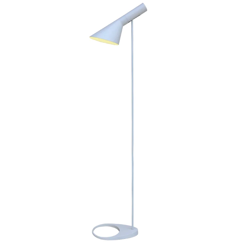 Scandinavische trechtervormige vloerlamp, 1 lamp, metaal, draaibaar, staand licht voor de woonkamer Clearhalo