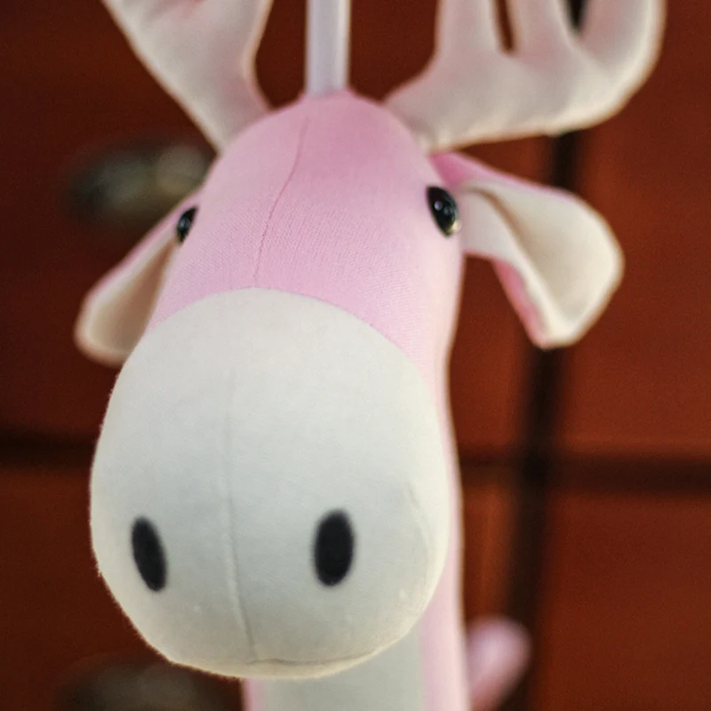 Schattige dierenvloerlamp Eén lichte stoffen vloerlamp met belscherm voor kinderslaapkamer, kleuterschool Clearhalo