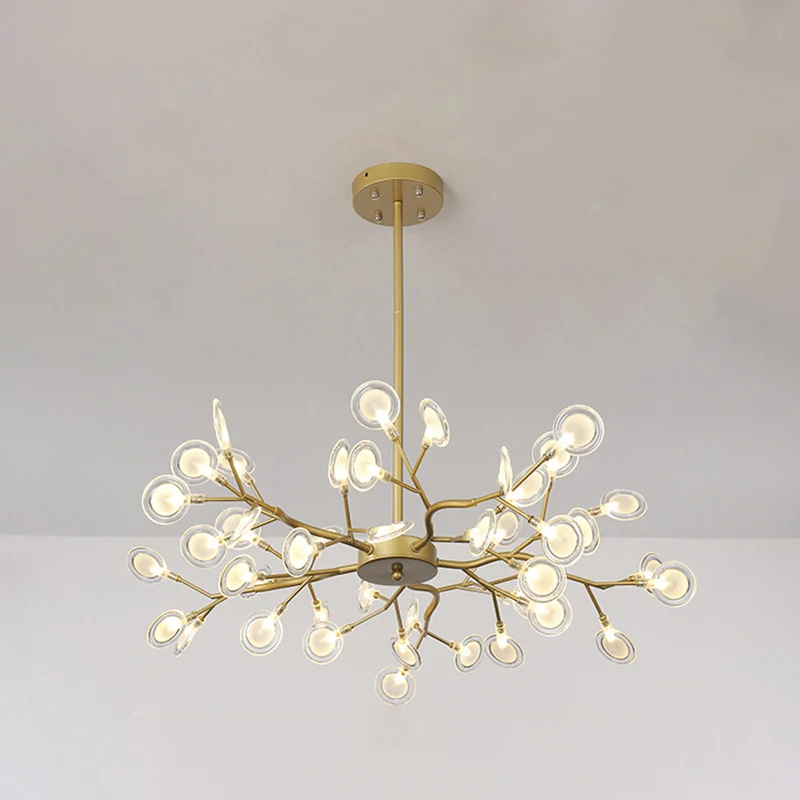 Simplistische Firefly kroonluchter hanglamp acryl woonkamer LED hanglamp Clearhalo