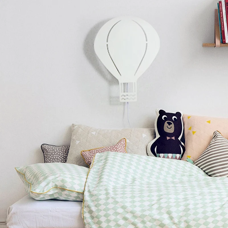 Slaapkamer eetkamer wandlamp heteluchtballon metaal 1 licht creatief schanslicht Clearhalo