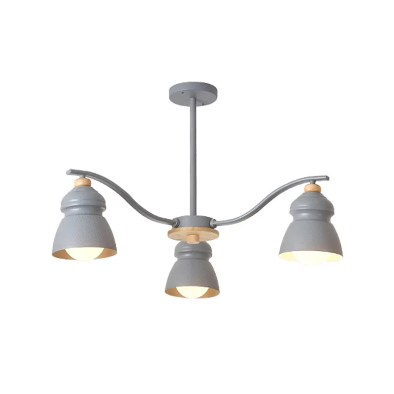 Slaapkamer Kalebas Hangende Kroonluchter Lamp Metaal Modern Design Stijl Hanglamp Clearhalo