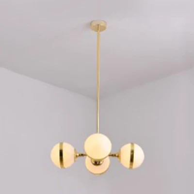 Sphere Shade E27 hanglamp moderne melkglas hanglamp wit voor eetkamer Clearhalo