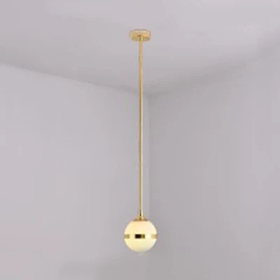 Sphere Shade E27 hanglamp moderne melkglas hanglamp wit voor eetkamer Clearhalo