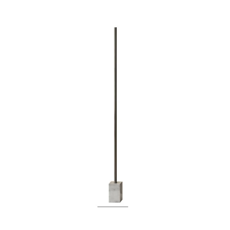 Staafvormige LED-vloerlamp Eenvoud Marmer Zwart/Goud Vloerstaande lamp voor woonkamer Clearhalo