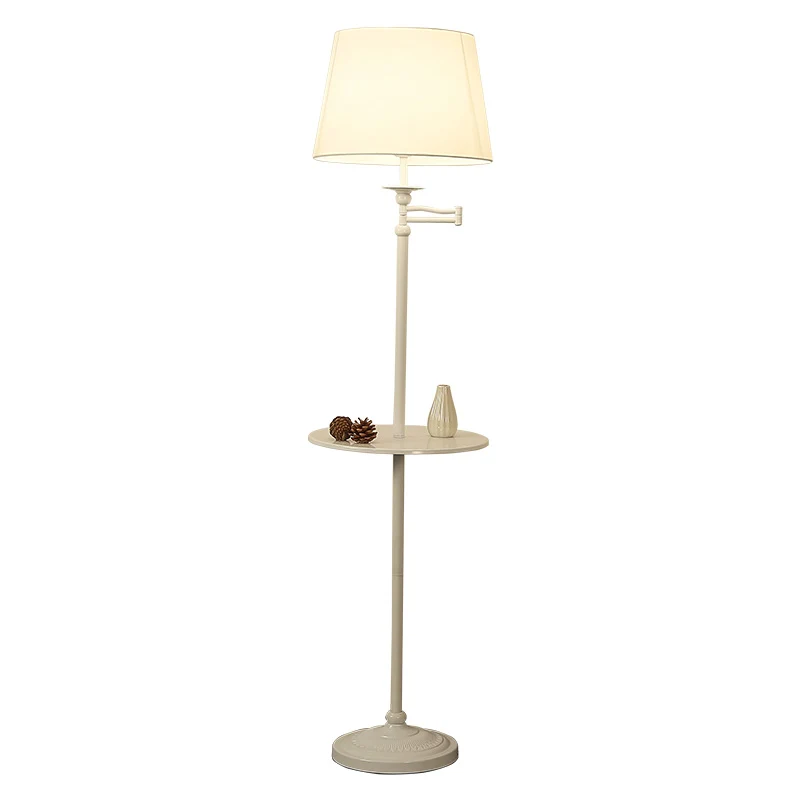 Staande lamp kegelvorm, vintage vloerlamp, 1 lamp, met dienblad Clearhalo