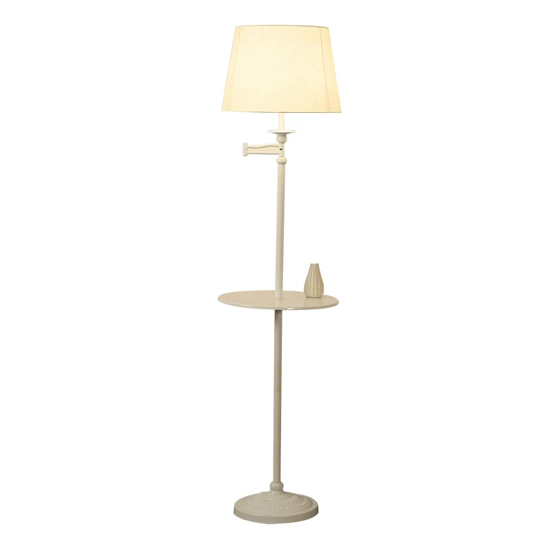 Staande lamp kegelvorm, vintage vloerlamp, 1 lamp, met dienblad Clearhalo