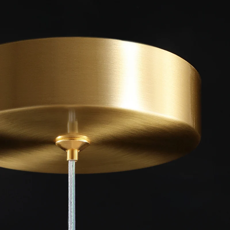 Stijlvolle moderne druppelvormige plafondhanglamp Kristallen woonkamer LED-hanglamp goud Clearhalo