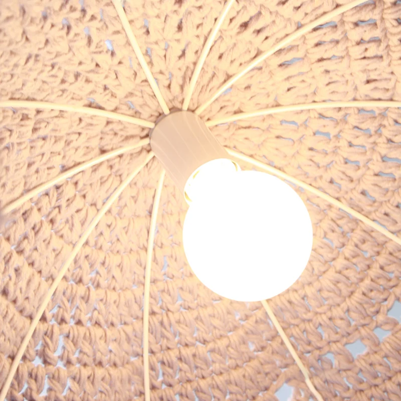 Stoffen parapluvorm hanglamp 1 kops hanglamp Scandinavische stijl voor meisjesslaapkamer Clearhalo