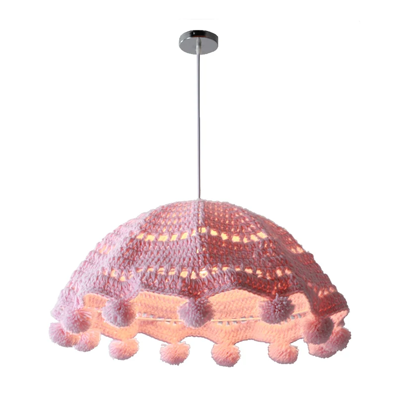 Stoffen parapluvorm hanglamp 1 kops hanglamp Scandinavische stijl voor meisjesslaapkamer Clearhalo