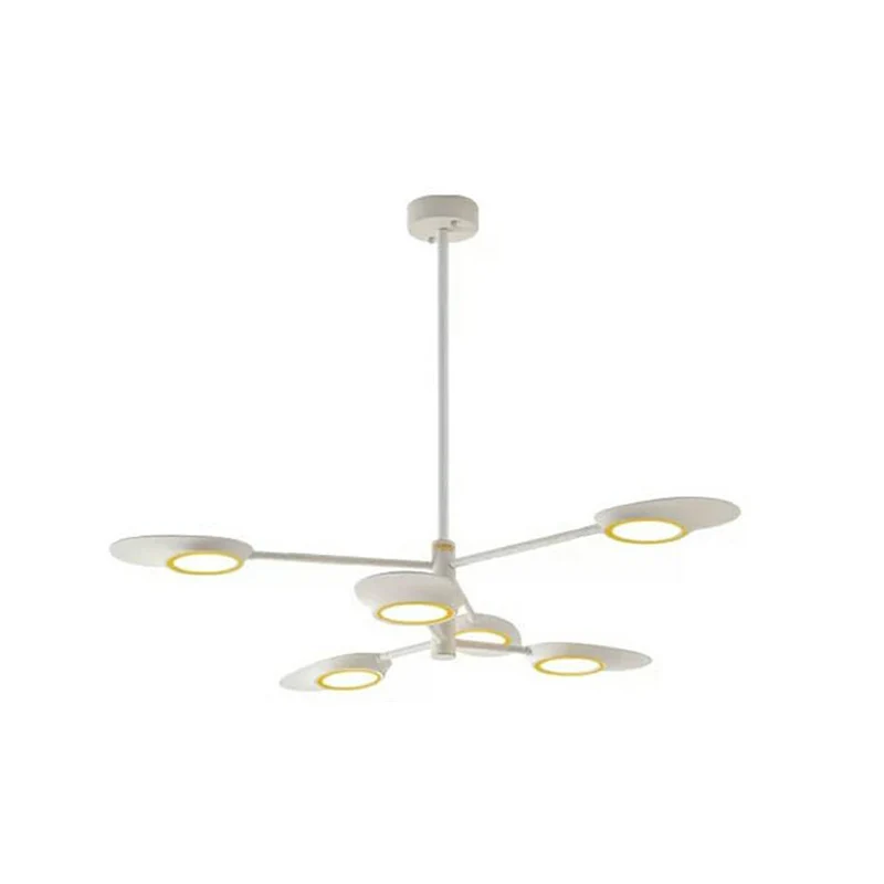 Stralende Burst Kroonluchter Hanglamp Postmoderne Stijl Metallic Woonkamer LED Hanglamp Clearhalo