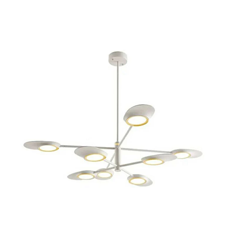 Stralende Burst Kroonluchter Hanglamp Postmoderne Stijl Metallic Woonkamer LED Hanglamp Clearhalo