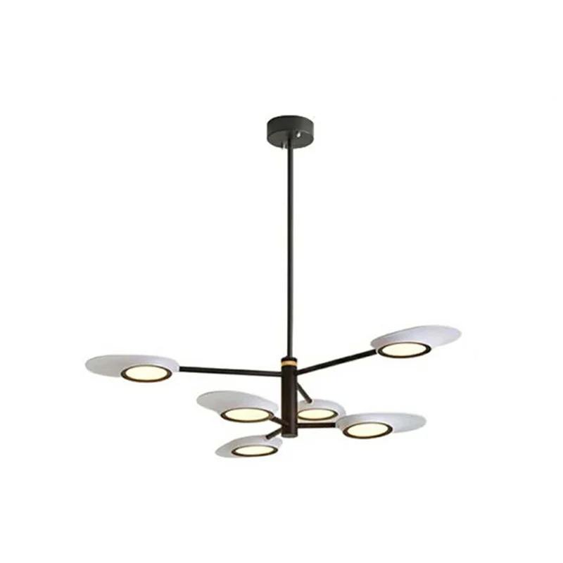 Stralende Burst Kroonluchter Hanglamp Postmoderne Stijl Metallic Woonkamer LED Hanglamp Clearhalo