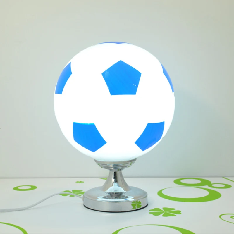 Studeerkamer Voetbaltafellamp Opaalglas 1 Kop Sport Stijlvolle leeslamp Clearhalo