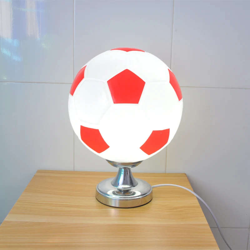 Studeerkamer Voetbaltafellamp Opaalglas 1 Kop Sport Stijlvolle leeslamp Clearhalo