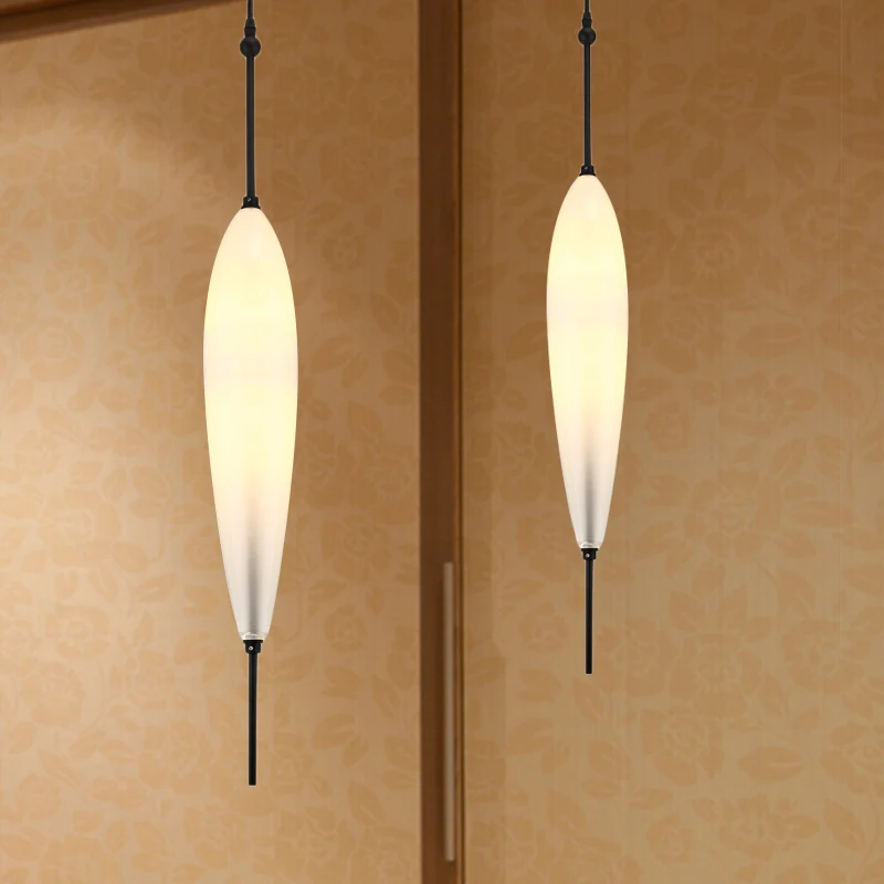 Teardrop/Trommel/Cilinder Cluster Hanger Modernistische Blauw/Wit Glas 1/3 Lichten Eetkamer Hangende Lichtarmatuur Clearhalo