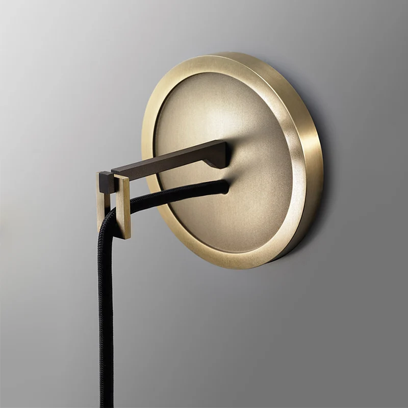 Tradition Cone Sconce Metaal 1-lamp wandgemonteerd lichtarmatuur messing voor trap Clearhalo