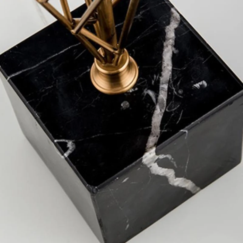Traditionele drumstudielamp 1 lichte stoffen taakverlichting goud voor slaapkamer met geometrische basis Clearhalo