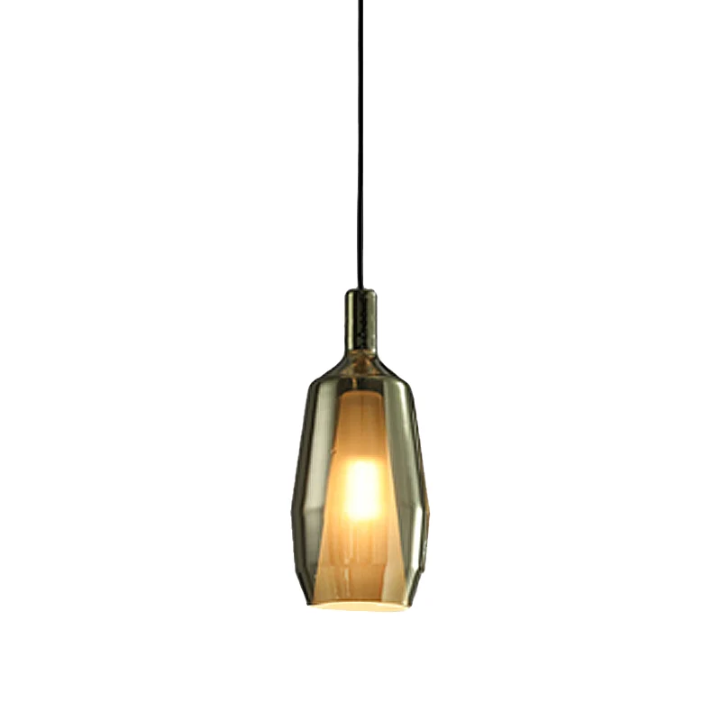 Tulp hanglamp modern groen glas 1 kop eetkamer hanglampset Clearhalo