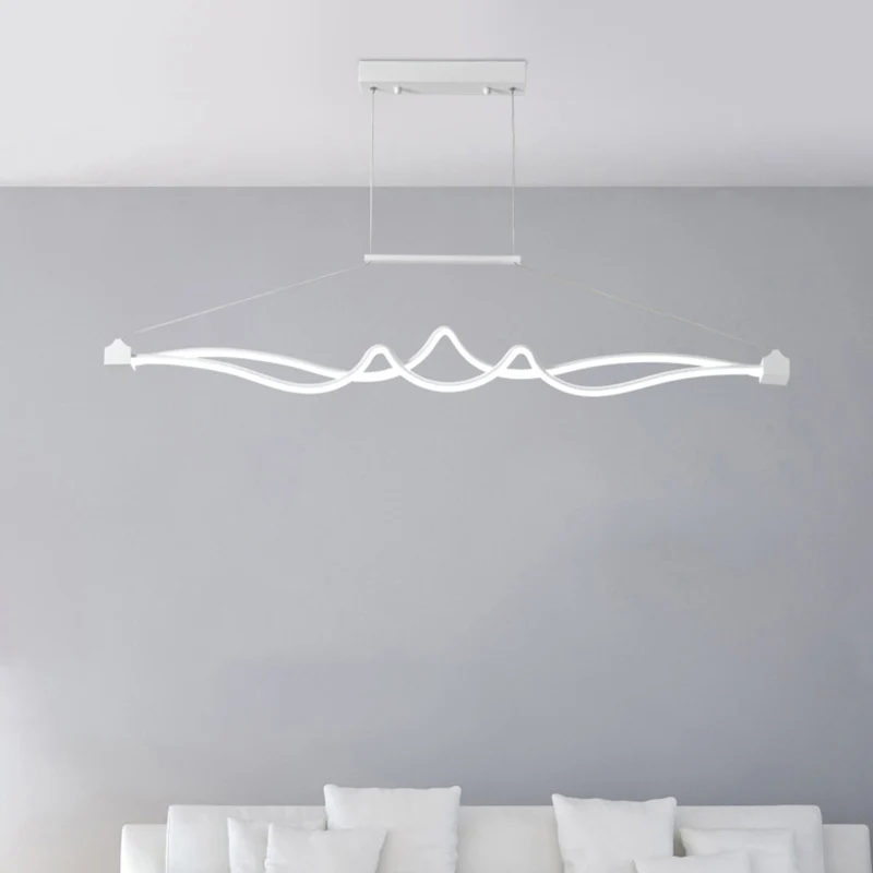 Twisted Island hanglamp moderne metalen eetkamer LED-plafondlamp Clearhalo
