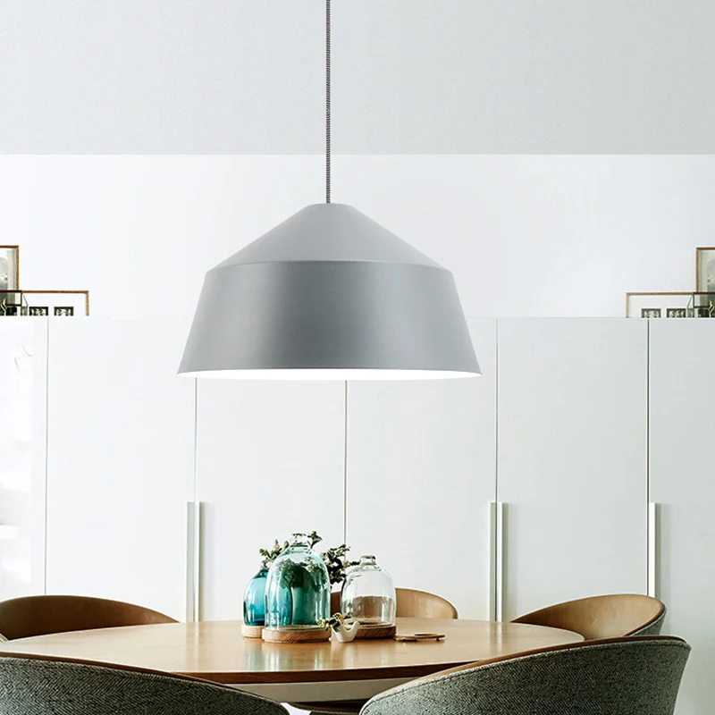 Undertint Barn hanglamp met verstelbaar snoer 1 licht Scandinavische metalen hanglamp voor hotel Clearhalo