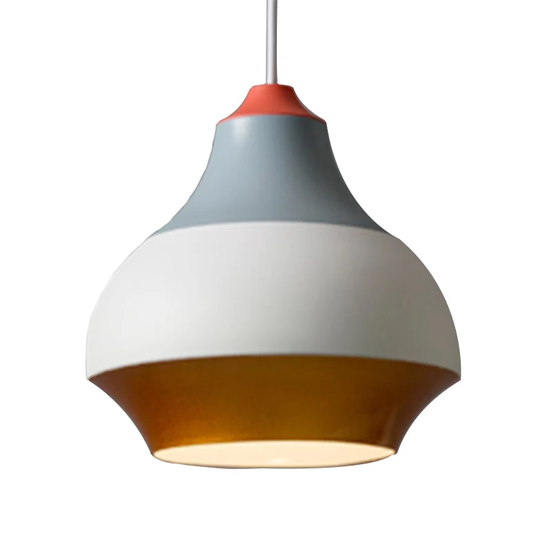 Urn hanglamp modern metaal 1 lichtgrijs/wit/groen hanglamp voor slaapkamer Clearhalo