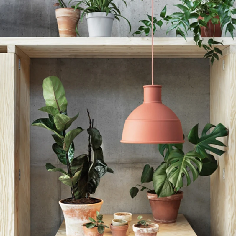 Urn hanglamp modernisme metaal 1 kop rode plafondophanglamp voor eetkamer Clearhalo
